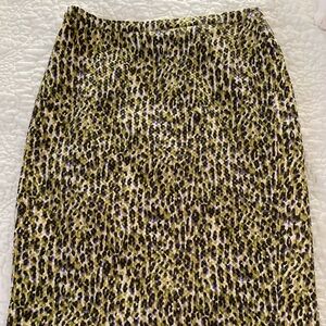 Leopard Print Pencil Skirt